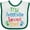 White and Green, variant on Inktastic Me Meemaw Loves Me Cute Boys or Girls Baby Bib