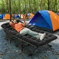 thumbnail image 5 of "NAIZEA Oversized Folding Bed Cot with Mattress, Portable Camping Cot with Carry Bag, 78""L x 32""W x 18""H, Supports 900lbs", 5 of 9