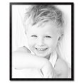 thumbnail image 2 of ArtToFrames 30" x 37" Black Picture Frame, 30x37 inch Black Wood Poster Frame (WOM-4107), 2 of 8