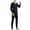 Navy, variant on 2PC Thermal Underwear Set for Men Slim Fit Long Sleeve Fleece Lined Shirt Long Johns Base Layer Set for Men Cold Weather Top Bottom Set