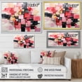 thumbnail image 4 of Designart "Stylish Dolce Geometric Glam" Modern Floater Framed Canvas Wall Art, 4 of 7