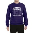 thumbnail image 2 of Wild Bobby, Football Dad Better Than a Regular Dad Father's Day Unisex Crewneck Sweatshirt, Purple, 3X-Large, 2 of 6