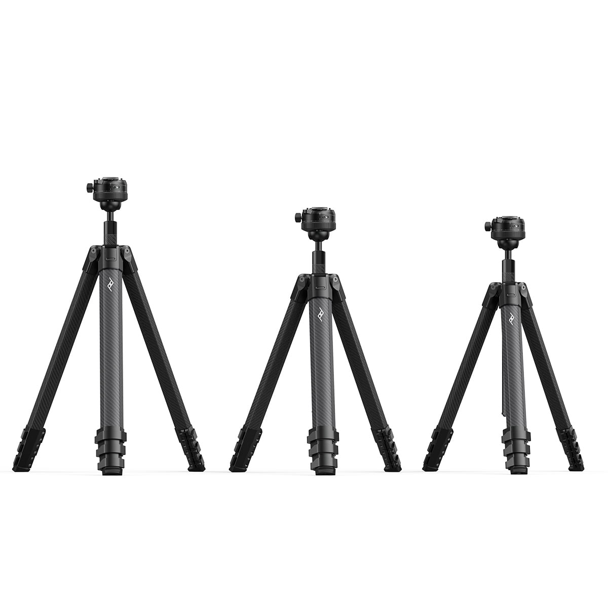 Peak Design 4-Section Aluminum Pro Lite Tripod with Ball Head, Black