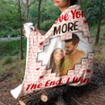 thumbnail image 5 of Custom Photo Couple I Love You More The End I Win - Personalized Fleece, 5 of 5