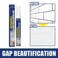 thumbnail image 1 of Xihbxyly Rellenador de Azulejos con Punta de Costura, Solución Fácil para Reparar Juntas, Sellador de Azulejos Blanco, Versátil para Baño, Cocina y Balcón, Bolígrafo Reparador para Azulejos Agrietado, 1 of 7