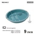 thumbnail image 2 of CHEFMADE Pizza Pan, 9-inch Non-Stick Pancake Bakeware for Oven Baking (Green), 2 of 6