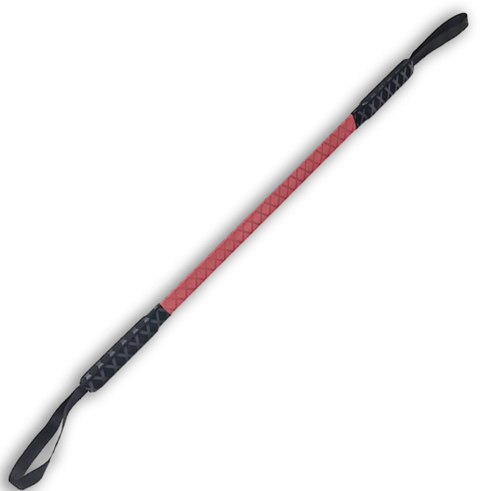 Power Bar Upper Body Exerciser Arm Builder Exercise Strength Training Forearm Strengthener for Women Men Heavy Duty 40kg Red 70cm