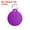 Purple, variant on Uxcell Aluminum Blank Tags 1.4 x 1.3 Inch, Round Metal Stamping Blanks Pet ID Label with Key Rings, Black 12Pcs