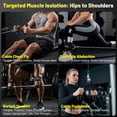 thumbnail image 3 of Juego de accesorios para máquinas de cable Toosci para gimnasio, LAT Pulldown, 3 of 7