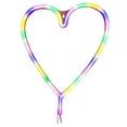 thumbnail image 2 of Hariumiu Decorative Neon Light Led Neon Light Love Heart Wall Art Decor Shape Usb/battery Operated Non-glaring Neon Sign Lamp for Party Supplies Led Night, 2 of 8