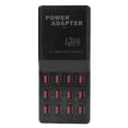 thumbnail image 2 of Multi Port USB Charger, Convenient Super Compatibility 12 Port USB Charger  For MP4 For Mobile Phones For Camera EU Plug, 2 of 8