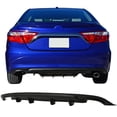 thumbnail image 4 of Ikon Motorsports Compatible with 15+ Toyota Camry Ikon Aero Replacement Custom 4Fin Rear Bumper Diffuser, 4 of 4