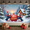 thumbnail image 6 of Penguin Winter Theme Merry Christmas Holiday Backdrop for Christmas Party Indoor Decoration New Year Celebration, 6 of 9