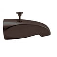 thumbnail image 4 of Westbrass D3112-12 5-1/2" Reach Brass Tub Spout with Rear Diverter, Oil Rubbed Bronze, 4 of 7