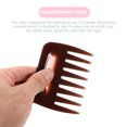 thumbnail image 2 of 3pcs Hairdressing Hair Comb Set Wide Hair Pick Comb Large Tooth Hairstyle Comb, 2 of 7