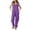 ZC-Purple-2025, variant on Frostluinai Jumpsuits for Women Casual Sleeveless Cotton Linen Overalls Rompers Baggy Wide Leg Jumpsuits Solid Vacation Overalls with Pocket