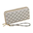 thumbnail image 2 of Cartera de mujer, cartera larga con doble cremallera esmerilada, cartera de mano con degradado de color, cartera para múltiples tarjetas, bolso de mujer, 2 of 6