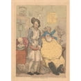 thumbnail image 3 of Thomas Rowlandson 18x24 Black Modern Framed Museum Art Print Titled - A Penny Barber (1789), 3 of 5