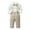 Beige, variant on Gerichy Toddler Baby Boy Clothes Fall Winter Outfit, Toddler Boys Long Sleeve Shirt Tops Pants With Tie Child Kids Gentleman Outfits Party Dress