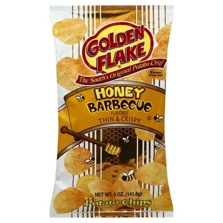 Goldenflake Honey Bbq Potato Chip 5 Oz