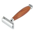 thumbnail image 1 of Wood Handle Razors,  Safe Men's Classic Double Blade  Shaving Razors Manual Wood Handle Shaver Gifts For Men, 1 of 8
