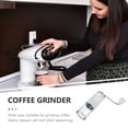 thumbnail image 3 of OUNONA Portable Coffee Grinder Stainless Steel Curved Handle Design for Coffee Enthusiasts 1Set, 3 of 7