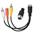 thumbnail image 5 of Cable de extensión para grabadora de vídeo de coche, cabezal de aire macho a AV macho, adaptador de Monitor hembra DC, 5 of 5