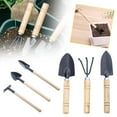 thumbnail image 3 of Flower Pots Multifunctional Wooden Handle Small Rake Shovel Shovel Garde❄ M4M7, 3 of 6