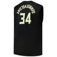 thumbnail image 3 of Men's Profile Giannis Antetokounmpo Black Milwaukee Bucks Big & Tall Player Muscle Tank, 3 of 3