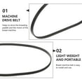 thumbnail image 2 of OULII 1Set Belt for Bread Maker for Bread Machine Replacement Parts Black 20x3.5Cm, 2 of 8