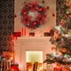 thumbnail image 4 of 35cm Christmas Wreath Artificial Berries Pine Hanging Christmas Garland for Home Door Window Naviidad Decoration New Year 2023, 4 of 5