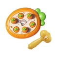 thumbnail image 3 of Juguetes para golpear, juego educativo Montessori para niños pequeños, juego de zanahoria interactivo para educación temprana, juego de simulación de 1 mazo naranja, 3 of 8