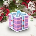 thumbnail image 4 of RBCKVXZ Purple Christmas Tree Decoration Macaron Gift Box Ornament Color Blocked Gift Box Party Decor, 4 of 5