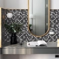 thumbnail image 2 of DEWOO 10 Sheet Thicker Mosaic Peel and Stick Backsplash Tile Removable Self Adhesive Wall Tiles for Bathroom Kitchen Counter (12"×12",Grey), 2 of 12