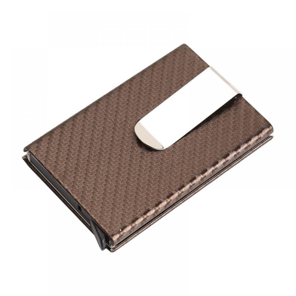 Popvcly Deals Men's Minimalist Genuine Leather Wallet