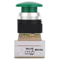 thumbnail image 1 of Válvula Mecánica De Aire Con Interruptor De Botón De Seta G1/8, Válvula Mecánica Neumática De 2 Posiciones Y 3 Vías Vogacara TO002081-00, 1 of 6