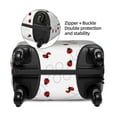thumbnail image 2 of Xecao Ladybugs Flying On Dotted Route Print Elastic Luggage Cover, Double-sided Print , Perfect for Travel, Business, and Daily Use (Suitcase Not Included)-Small, 2 of 7