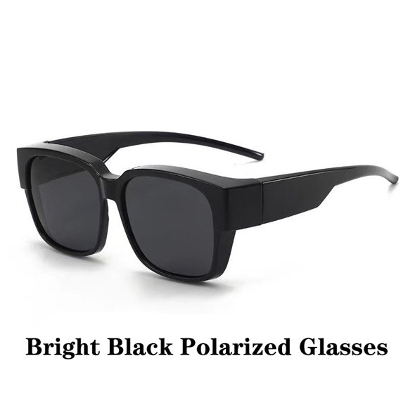 Typpkmm New Fashion Polarized Sunglasses Cover with Over Myopia Prescription Glasses
