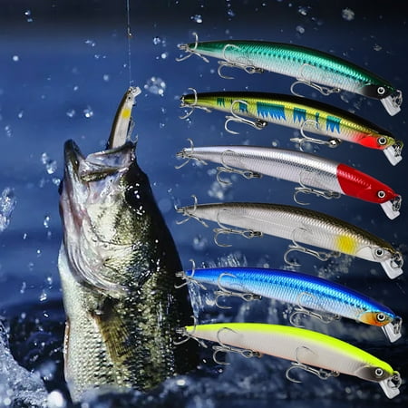 NIBOLOG 14.5g/13cm Fishing Bait 3D Simulation Fisheye Sharp Hook Anti-crack Fishing Treble Hooks Swimming Posture Hard Fishing Bait for Fishing Lover