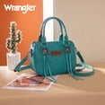 thumbnail image 6 of Wrangler Purse for Women Detachable Strap Satchel Bag Fringe Crossbody Purse Shoulder Bags, Turquoise, 6 of 7
