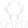 thumbnail image 1 of 4 pares de simulación de astas de ciervo de plástico DIY Cosplay animales cuerno diadema decoración del hogar, 1 of 4