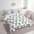 thumbnail image 3 of Feelyou Princess Bow-tie Bedding Comforter Set 7pcs, Cartoon Love Heart King Bedding Sets, 3 of 8