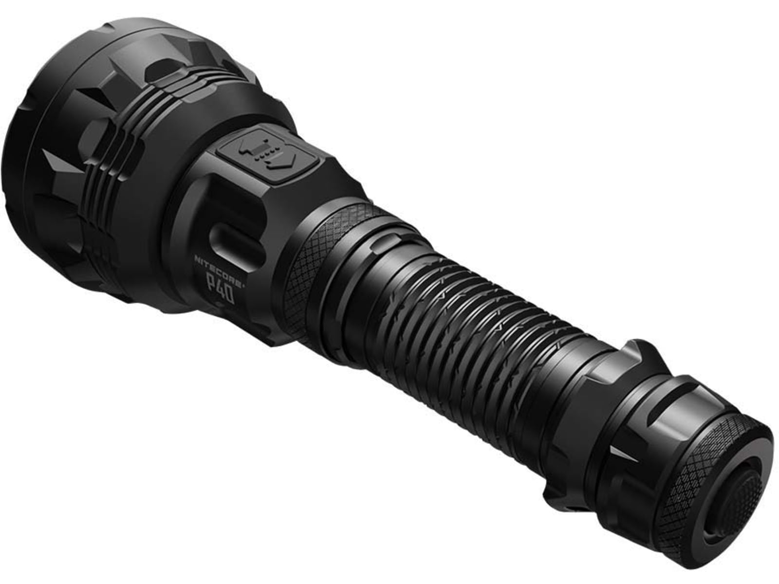 Nitecore P40 3171 Yards Ultra Long Throwing USB-C Rechargeable 2000 Lumens LED Flashlight, Black