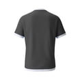 thumbnail image 4 of Camiseta Casual de Manga Corta con Cuello Tripulado 100% Fibra de Poliéster, Lavable en Máquina, Versátil para el Uso Diario, 4 of 7