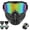 Multicolo, variant on Detachable Full Face Goggle Mask,Anti-Fog Windproof Impact Resistant Face Protection Shield for Cleaning,Riding & Workshop Use