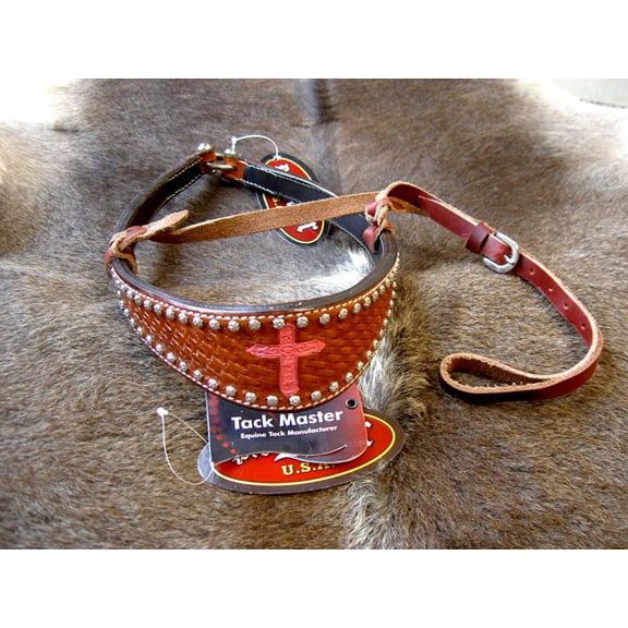 Horse Show Bridle Western Leather Barrel Racing Tack Rodeo Noseband 9990