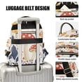 thumbnail image 3 of FORMRS Mini Backpack Purse for Women Travel Daypack Casual Shoulder Bag, White Mushroom, 3 of 7