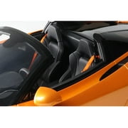 2024 McLaren 750S Spider Orange Metallic 1/18 Model Car by GT Spirit