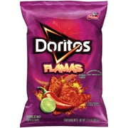 Doritos Flamas Sazonado Flavored Tortilla Chips 3.375 Ounce Plastic Bag