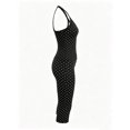 thumbnail image 4 of Women's Polka Dot 2 Piece Set Cami Top And Capri Leggings Casual Loungewear Fashion Outfit, 4 of 10